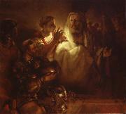 REMBRANDT Harmenszoon van Rijn St Peter-s Denial oil painting reproduction